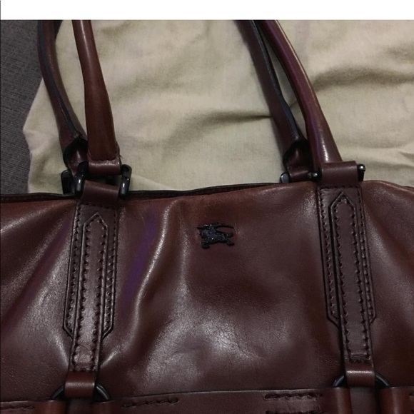 Like New Burberry Bridle Tote - Picture 4 of 13